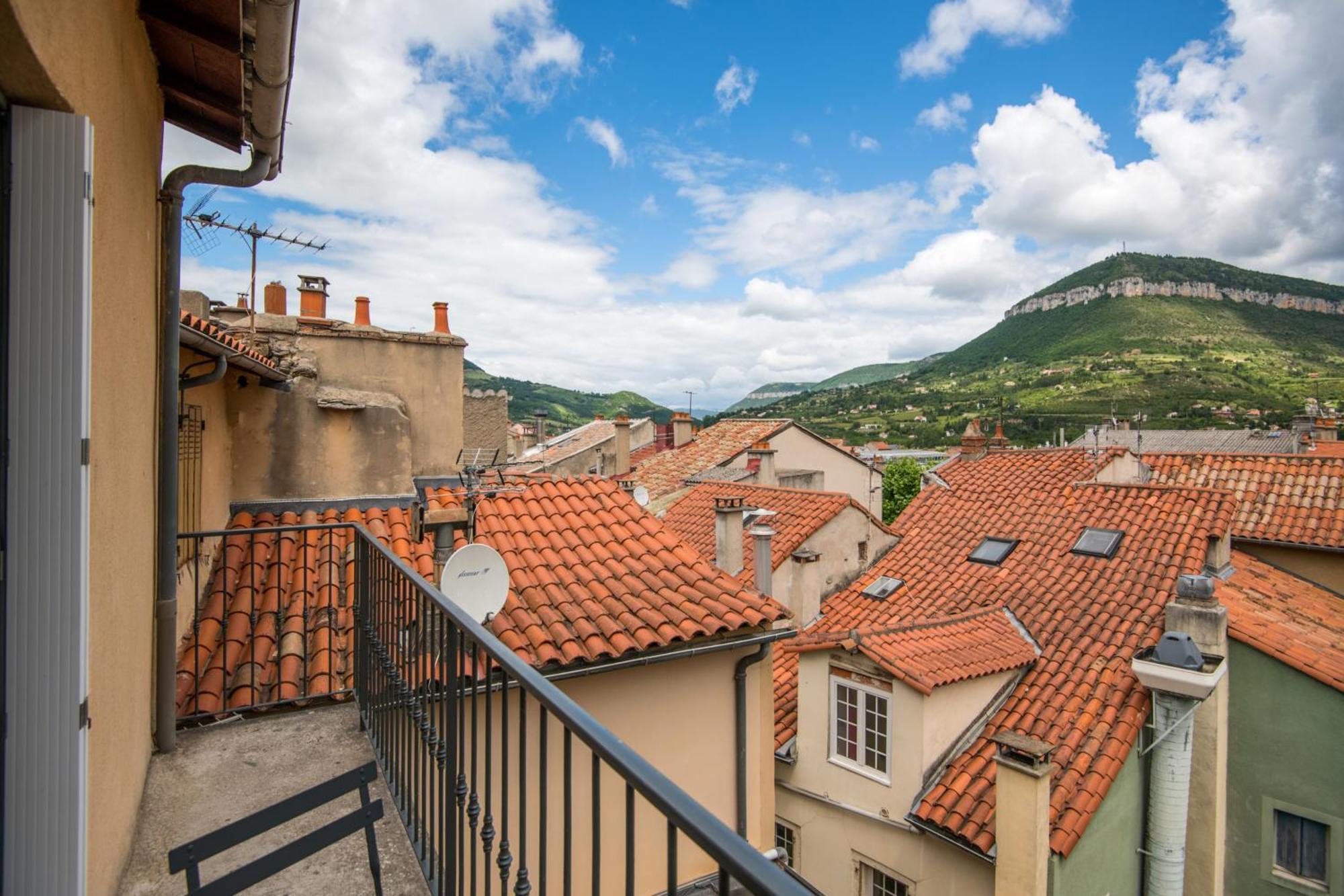 Panoramique Balcon Wifi Centre-Ville Millau Luaran gambar